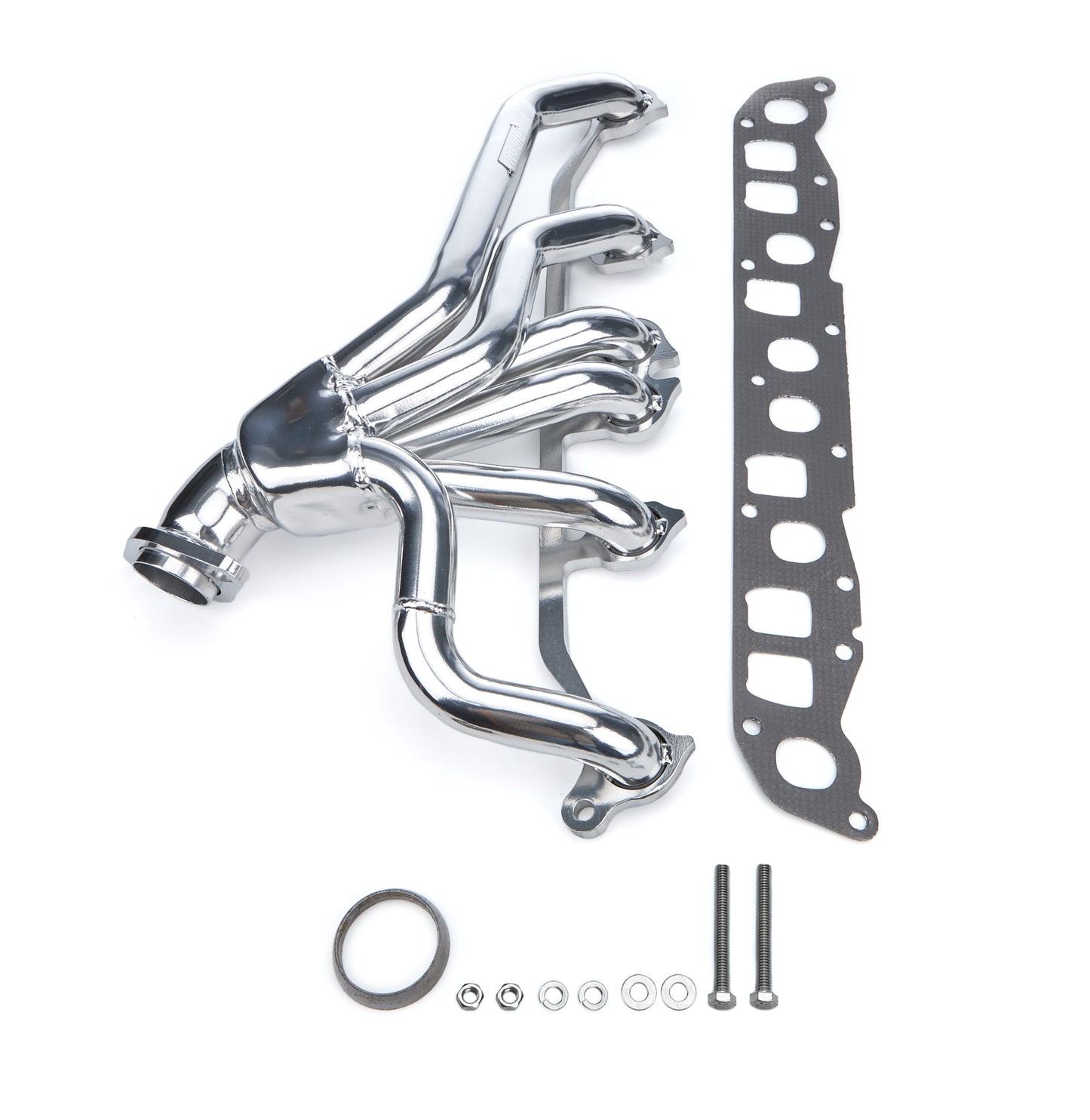 Gibson Exhaust   Header Jeep 4.0 Silver Ceramic Coated Shorty  GIBGP400S-C