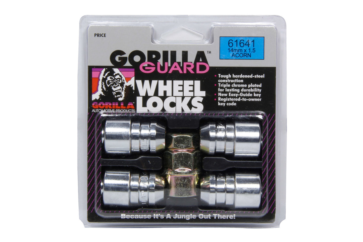 Gorilla  4 Gorilla Guard Locks Acorn 14mm x 1.50 61641