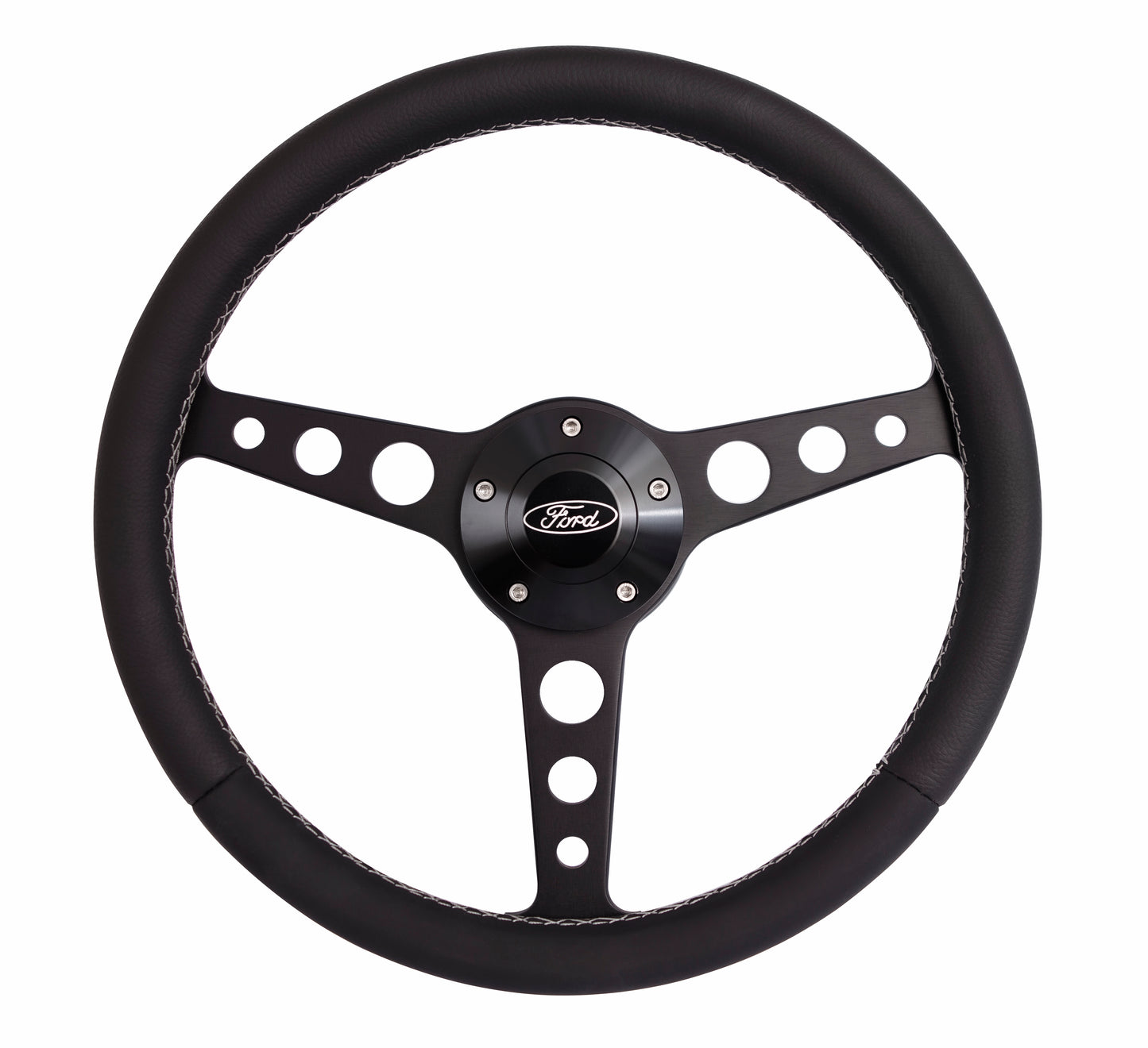 Grant  Classic Series Blk Wheel Ford Logo/Install Kit 1927