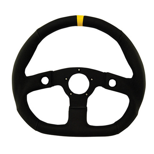 Grant  D-Shaped Diamond Grip Steering Wheel Black 630