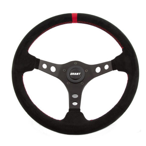 Grant  Suede Racing Steering Wheel w/Center Marker 695