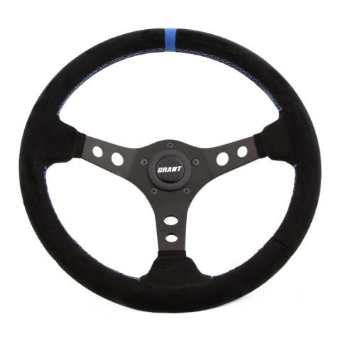 Grant  Suede Racing Steering Wheel w/Center Marker 696