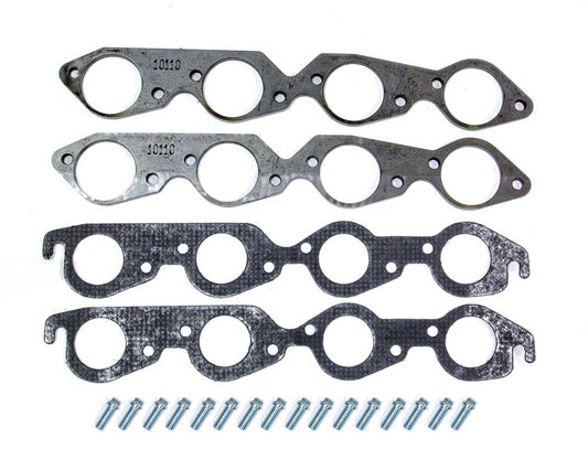 Hedman BB Chevy 2.375in Flanges Round Port MPN HED10110 For Chevy