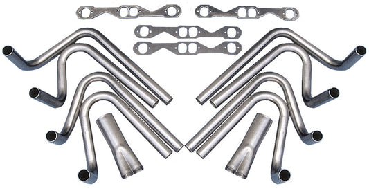 Hedman 2in. SBC Weld Up Kit- 3.5in. Weld On Collector MPN HED65642 For Chevy