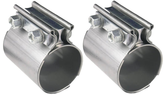 Hooker Exhaust Coupler Clamps 2-1/2 SS 2pk MPN HKR41172