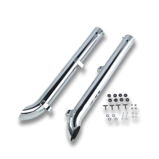 Hooker Chrome Side Tubes MPN HKR65284 For Chevy Corvette 1963-74