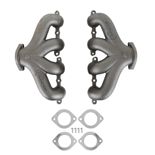 Hooker Exhaust Manifold Set GM LS - Center Dump MPN HKR8504HKR For GM LS-Series
