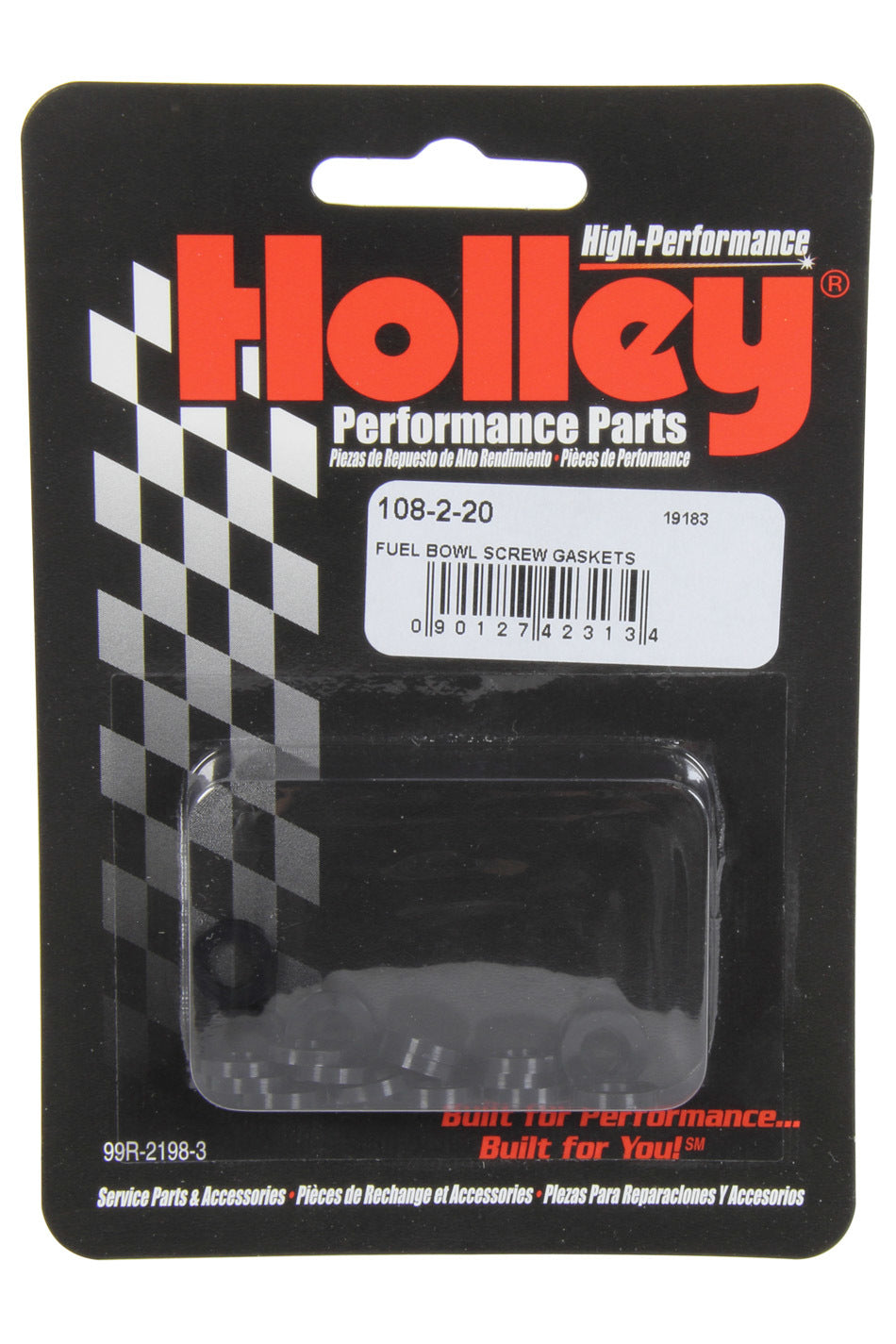 Holley Fuel Bowl Screw Gasket MPN HLY108-2-20