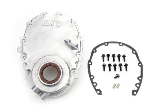 Holley  SBC Vortec Alm Timing Cover w/Crank Senspr 21-152