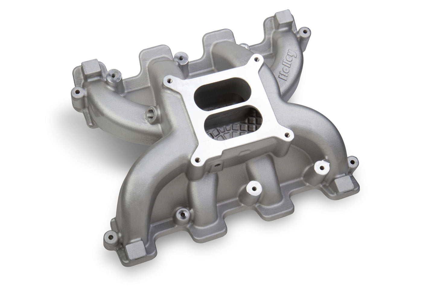 Holley GM LS Intake Manifold Dual Plane w/4150 Flange MPN HLY300-130 For GM LS-Series