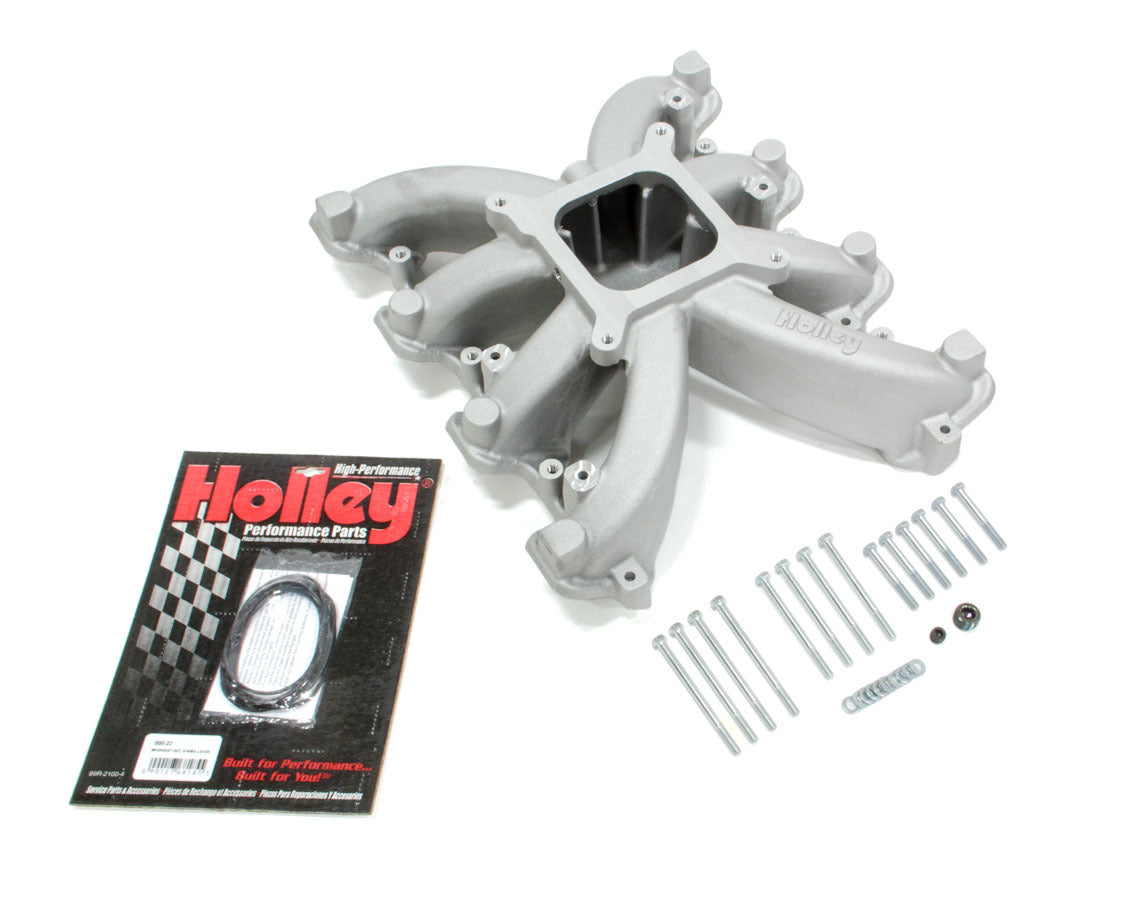 Holley Intake Manifold Single Plane - Carb GM LS3/L92 MPN HLY300-131 For GM LS-Series