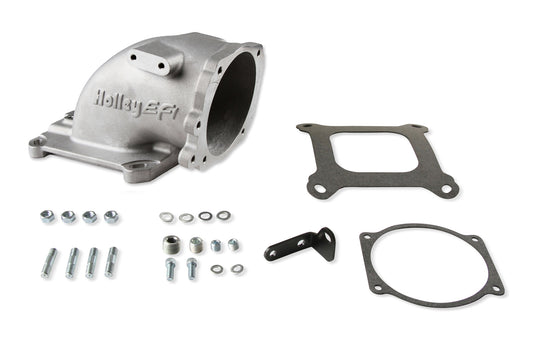 Holley  Intake Elbow 4150 Ford TB Flange 300-240F