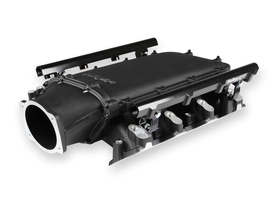 Holley LS3 Low Ram Intake Kit Single Injector Frt Feed MPN HLY300-680BK For GM LS-Series, Ram