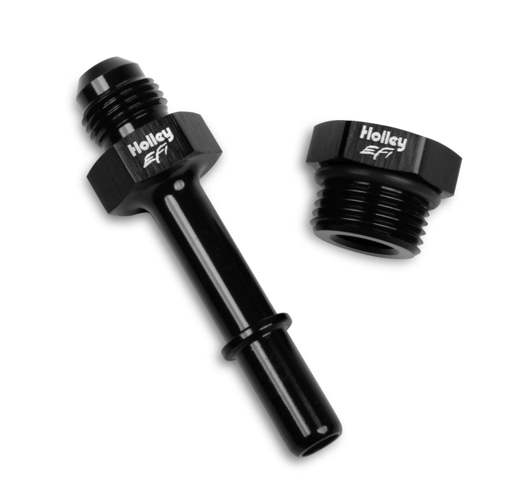 Holley Fuel Rail Adapter Kit Quick Connect GM Rail MPN HLY534-211