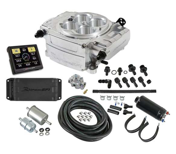 Holley  Sniper 2 EFI Master Kit Polished  w/PDM 550-510-3PK