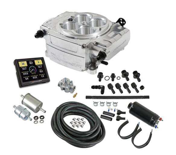 Holley  Sniper 2 EFI Master Kit Polished wo/PDM 550-510-3XK