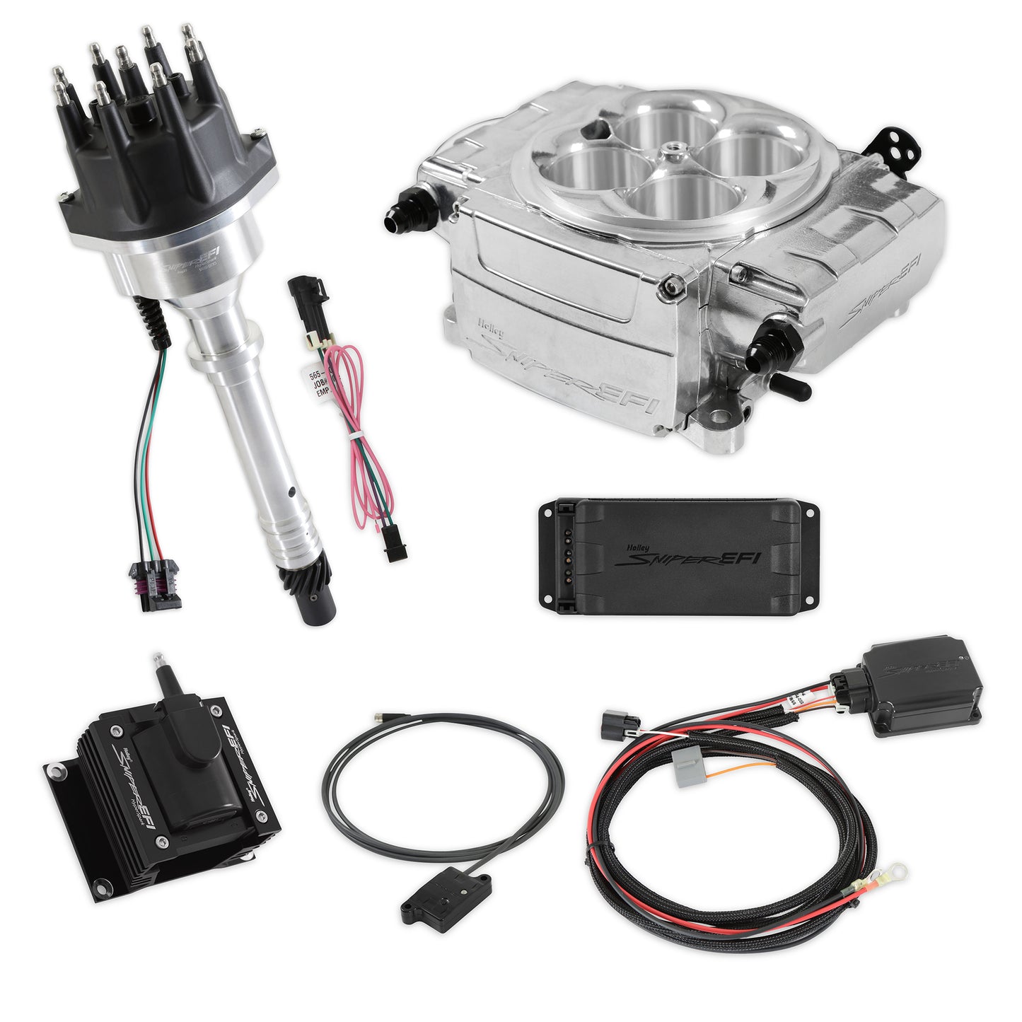 Holley  Sniper 2 EFI Bundle Kit SBC Polished 550-510-BPX-SBC