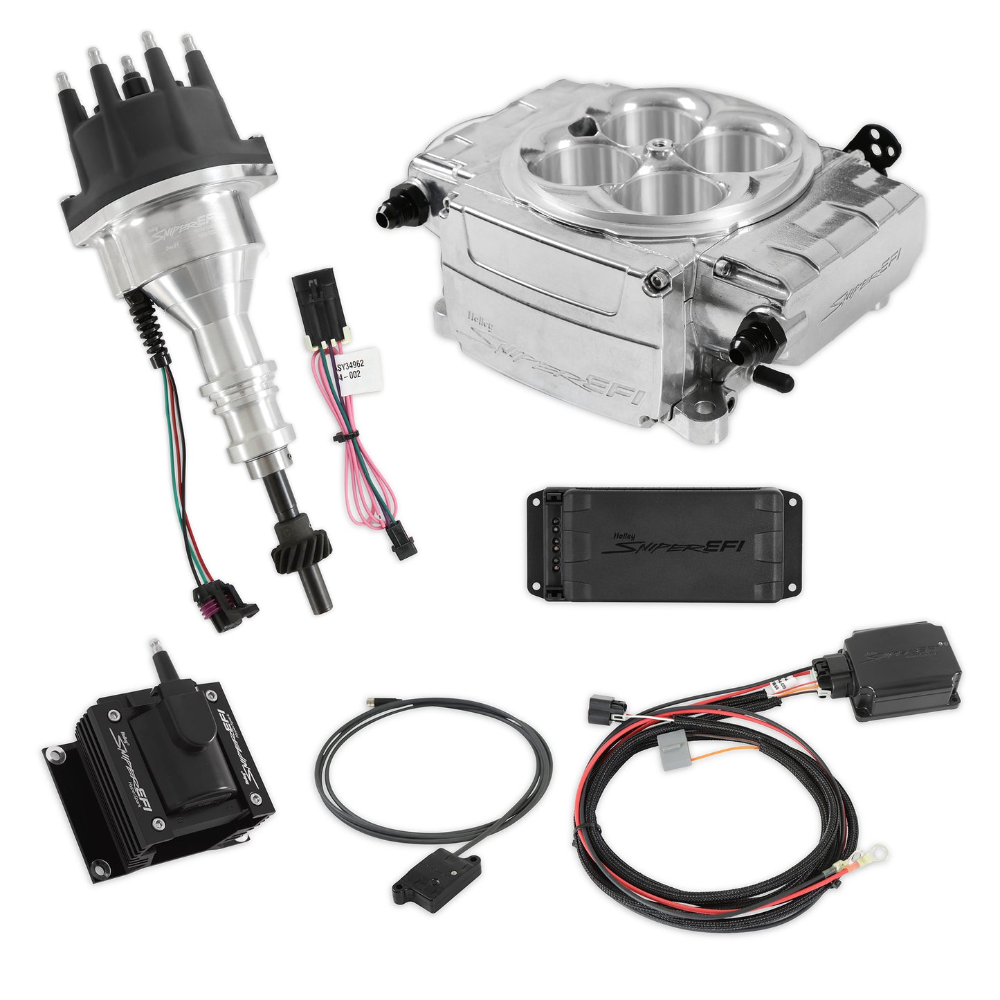 Holley  Sniper 2 EFI Bundle Kit SBF Polished 550-510-BPX-SBF