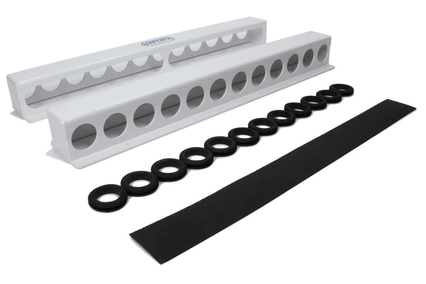 Hepfner Racing Products  Torsion Bar Rack Holds 12 Sprint Bars White HRP6350-WHT