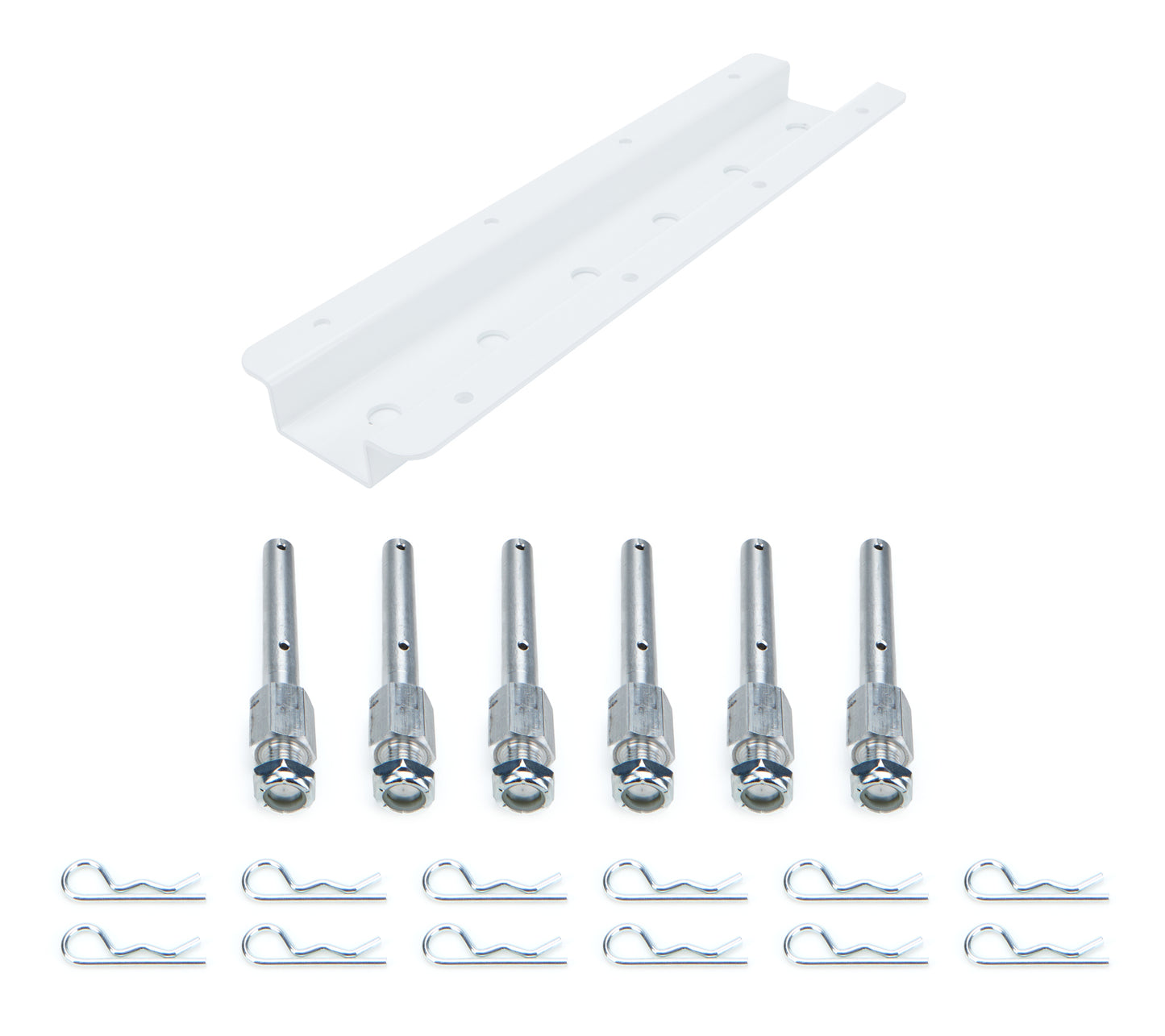 Hepfner Racing Products  Shock Rack Wall Mounts Double 15in White HRP6522D-15-WHT