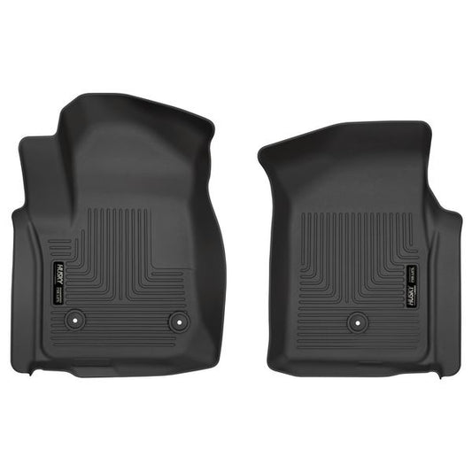 Husky Liners 19- GM P/U Front Floor Liners Black MPN HSK13201 For GM Fullsize Truck 2019-24