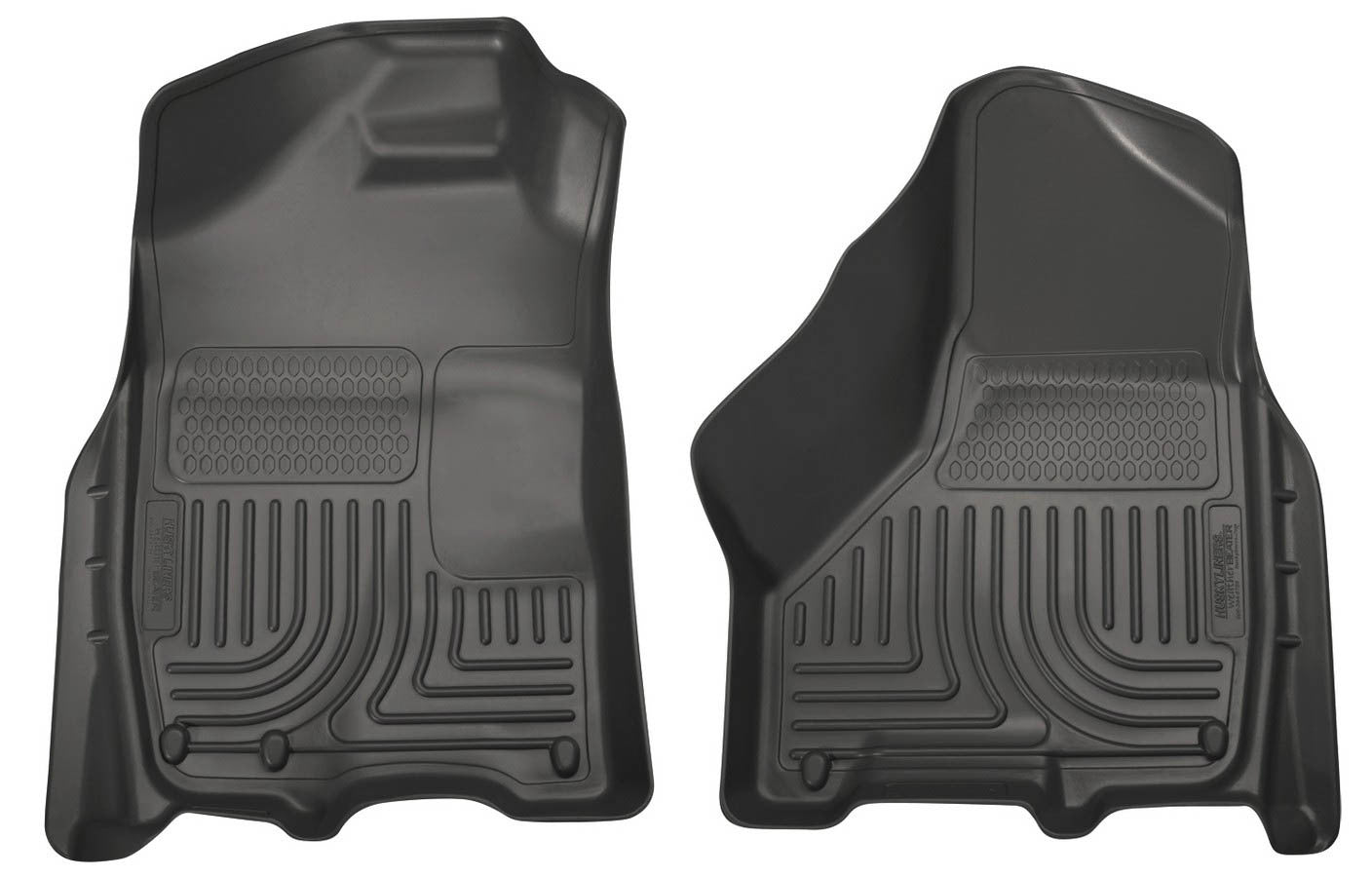Husky Liners Front Floor Liners Weatherbeater Series MPN HSK18001 For Dodge Fullsize Truck RAM 2009-18