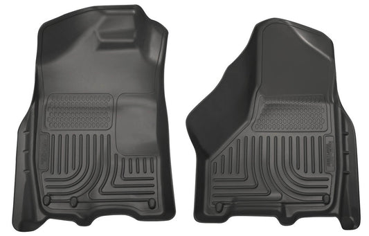 Husky Liners Front Floor Liners Weatherbeater Series MPN HSK18001 For Dodge Fullsize Truck RAM 2009-18