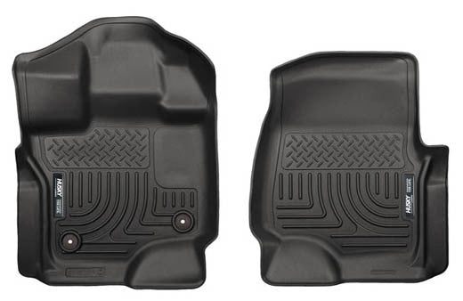Husky Liners 15- Ford F150 Front Floor Liners Black MPN HSK18361 For Ford Fullsize Truck 2015-16