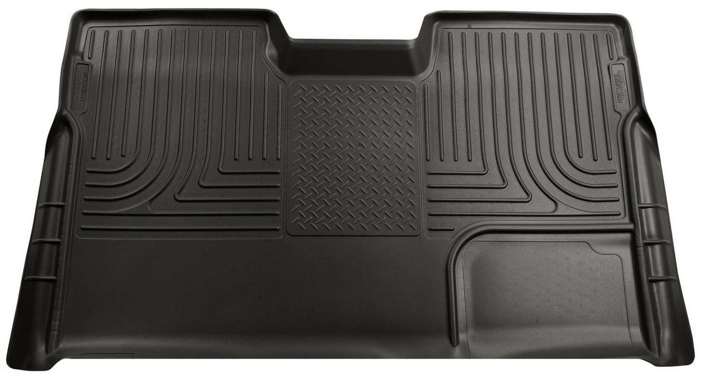 Husky Liners 09-14 F150 Super Crew Floor Liner Black MPN HSK19331 For Ford Fullsize Truck 2009-14