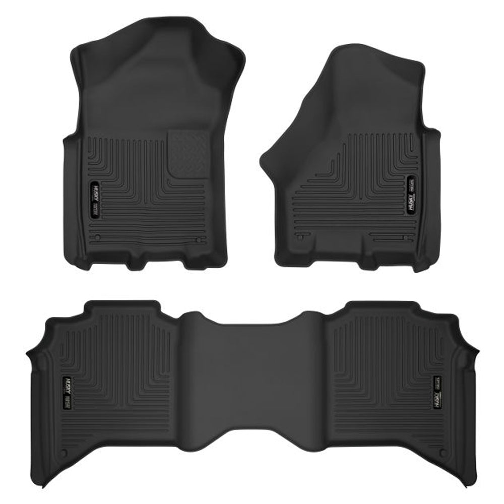 Husky Liners Front & 2nd Seat Floor L iners MPN HSK53638 Fullsize Truck RAM 2019-24