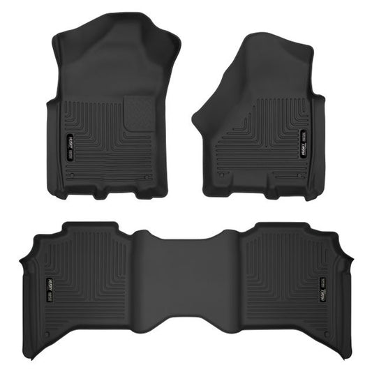 Husky Liners Front & 2nd Seat Floor L iners MPN HSK53638 Fullsize Truck RAM 2019-24