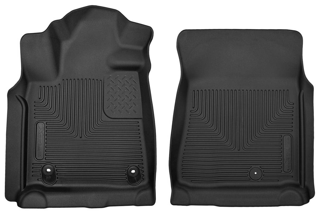 Husky Liners Toyota X-Act Contour Floor Liners Front Black MPN HSK53711 For Toyota Fullsize Truck 2012-15