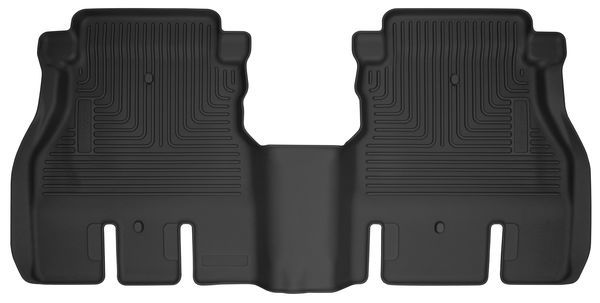 Husky Liners 18- Jeep JL 4 Door Rear Floor Liners Black MPN HSK54631 For Jeep Wrangler JL 2018