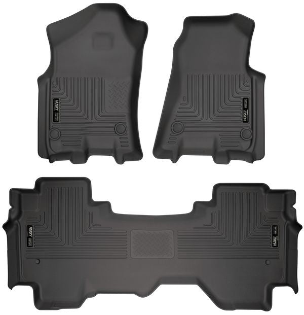 Husky Liners  Front & 2nd Seat Floor L iners Weatherbeater 94011