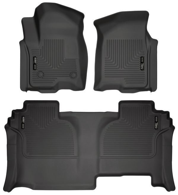 Husky Liners  Front & 2nd Seat Floor L iners Weatherbeater 94031