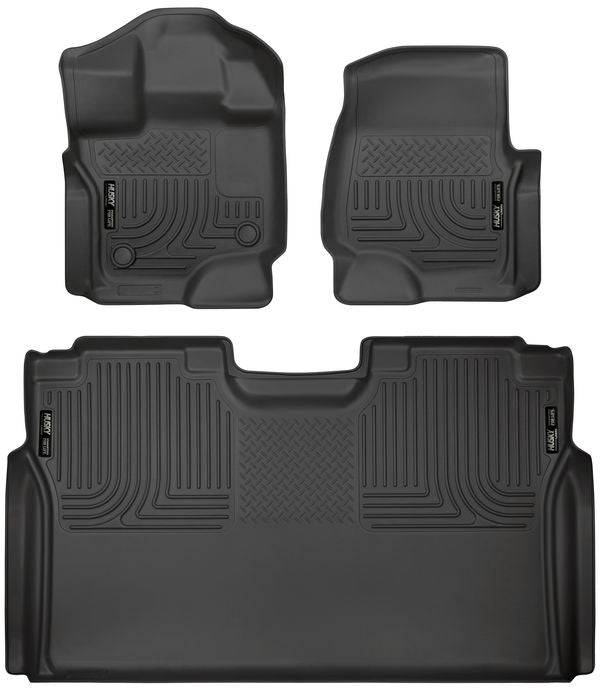 Husky Liners  Front & 2nd Seat Floor L iners Weatherbeater 94041