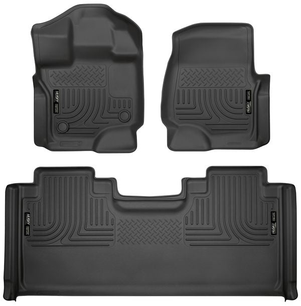 Husky Liners  Front & 2nd Seat Floor L iners Weatherbeater 94051