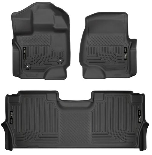 Husky Liners Front & 2nd Seat Floor Liners MPN HSK94121 For Ford Fullsize 2021-24