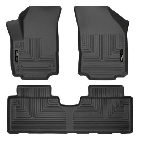 Husky Liners Front & 2nd Seat Floor L iners MPN HSK95151 For GM Midsize Crossover 2018-24