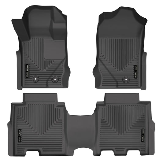 Husky Liners Weatherbeater Series Front & 2nd Seat Liners MPN HSK95301 For Ford Midsize SUV 2021-24