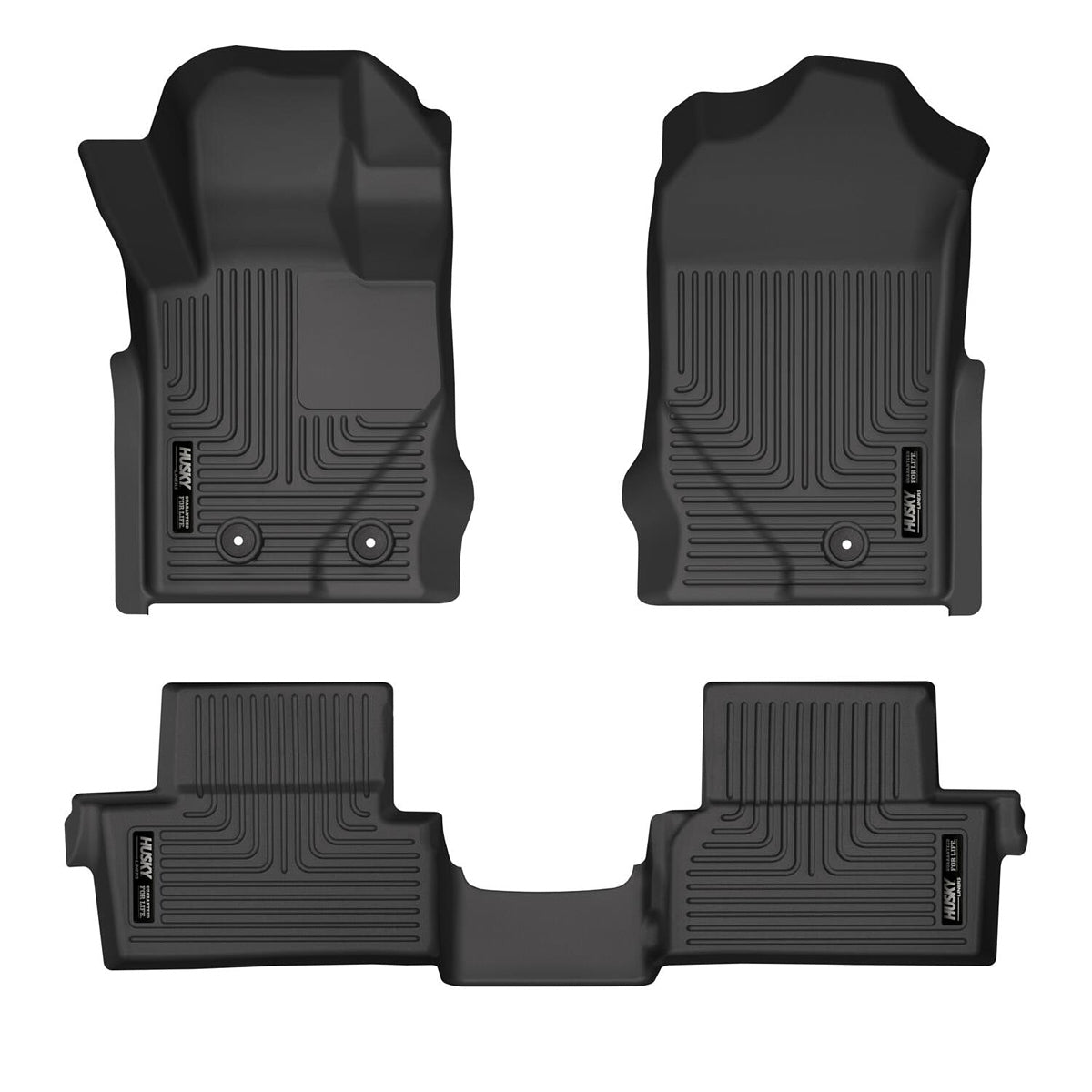 Husky Liners Weatherbeater Series Front & 2nd Seat Liners MPN HSK95311 For Ford Midsize SUV 2021-24