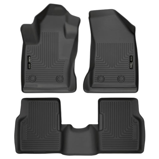 Husky Liners Front & 2nd Seat Floor L iners MPN HSK95681 For Jeep Compass 2017-23