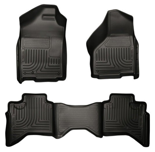 Husky Liners 02-09 Dodge Ram Floor Liners Black MPN HSK98031 For Dodge Fullsize Truck RAM 2002-09