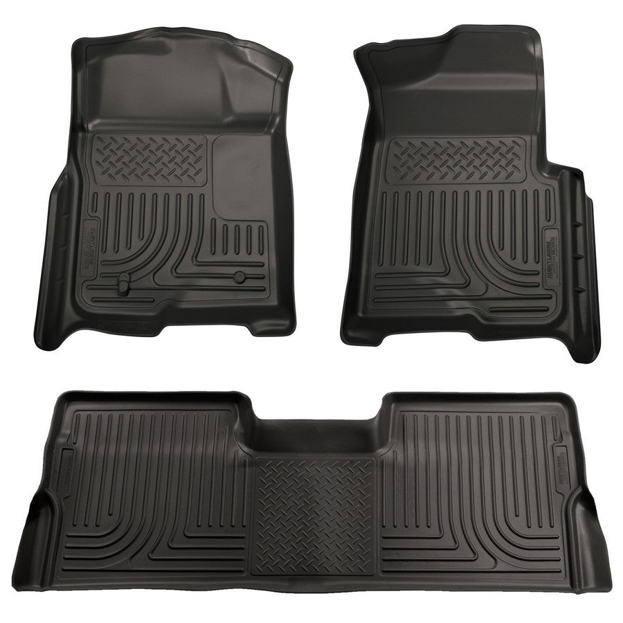 Husky Liners 09- F150 Super Cab Front 2nd Seat Liners MPN HSK98331 For Ford Fullsize Truck 2009-13