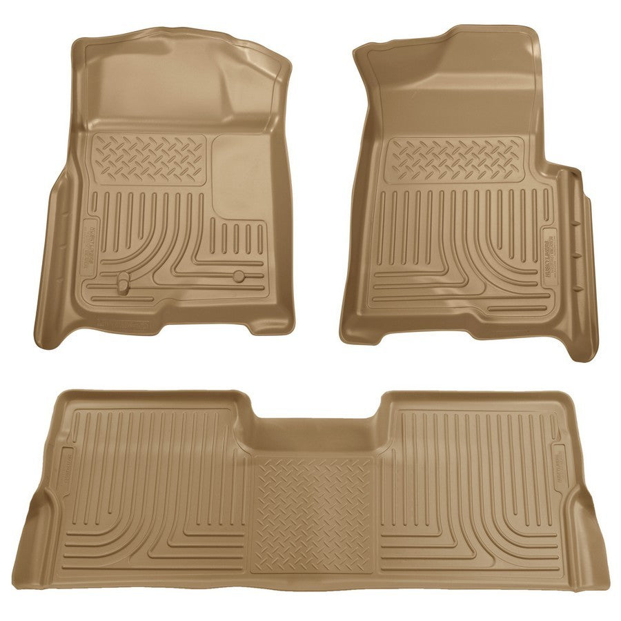 Husky Liners 09- F150 Super Cab Front 2nd Seat Liners MPN HSK98333 For Ford Fullsize Truck 2009-13