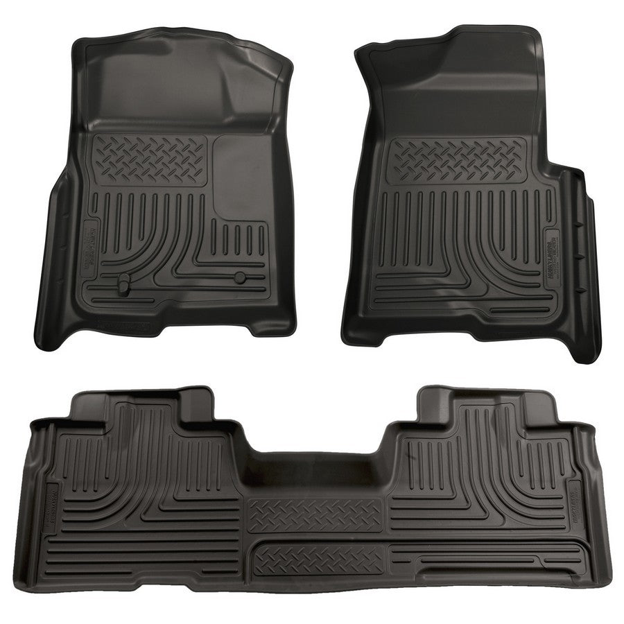 Husky Liners 09- F150 Super Cab Front 2nd Seat Liners MPN HSK98341 For Ford Fullsize Truck 2009-13