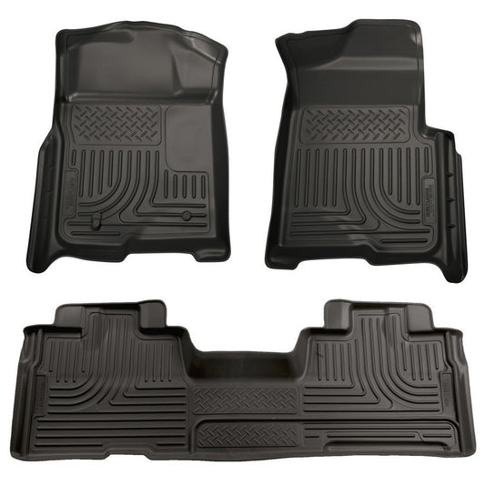 Husky Liners 09- F150 Super Cab Front 2nd Seat Liners MPN HSK98341 For Ford Fullsize Truck 2009-13