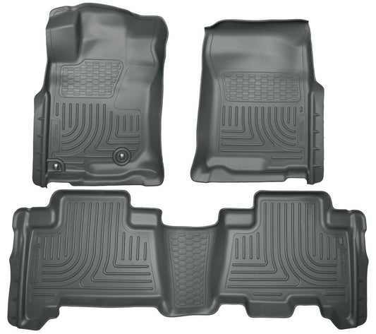Husky Liners 10-13 Lexus GX460 Front/ 2nd Floor Liners Black MPN HSK98571 For Toyota Midsize SUV 2010-13