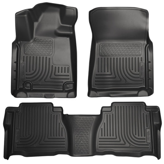 Husky Liners 07-11 Tundra CrewMax Floor Liners Black MPN HSK98581 For Toyota Fullsize Truck 2007-11
