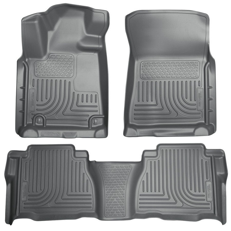 Husky Liners 10 Tundra Cew/Max Cab Front/2ND Seat Liners MPN HSK98582 For Toyota Fullsize Truck 2010-12